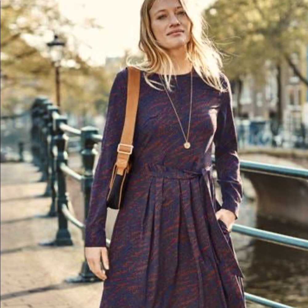 Stylish Boden Lydia Zebra print dress